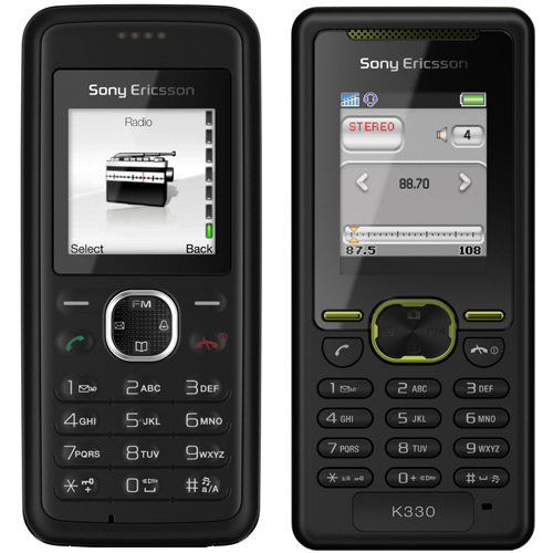 Sony Ericsson J132 и K330: два скучных бюджетных телефона
