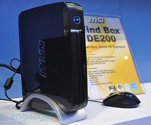 MSI WindBox DE200: неттоп с Blu-ray и видео GeForce 9400M