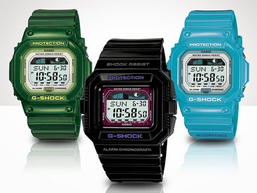 Casio G-Shock GLX-5500 и GLX-5600: часы для сёрферов