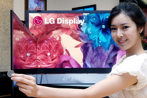 LG выпускает самые тонкие ЖК-телевизоры в мире