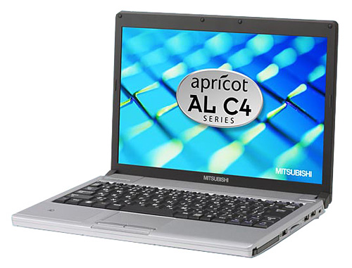 Mitsubishi Apricot AL C4: 12-дюймовый ноутбук весом 900 граммов