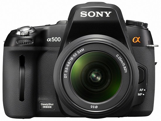 Сони Alpha A500 и A550: свежие отражающие камеры среднего класса