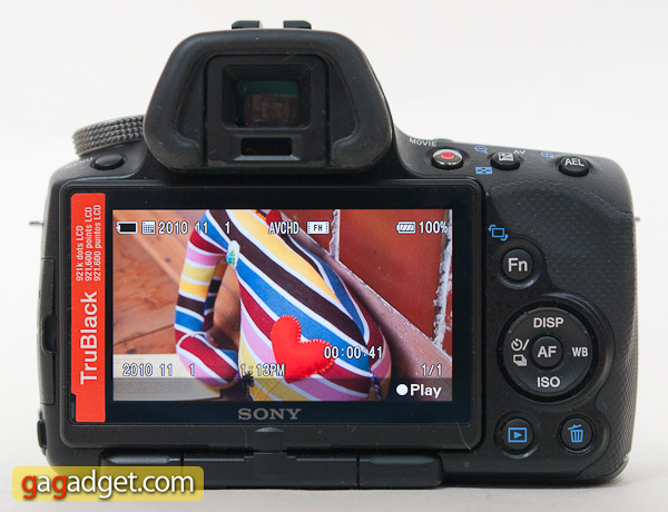 Подробный обзор цифровой зеркальной камеры Sony Alpha SLT-A33 -11