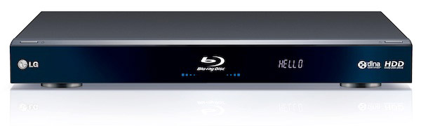 LG BD590: проигрыватель Blu-ray с 250-гигабайтным жёстким диском