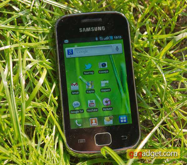 Обзор бюджетного Android-смартфона Samsung Galaxy Gio (видео)-2