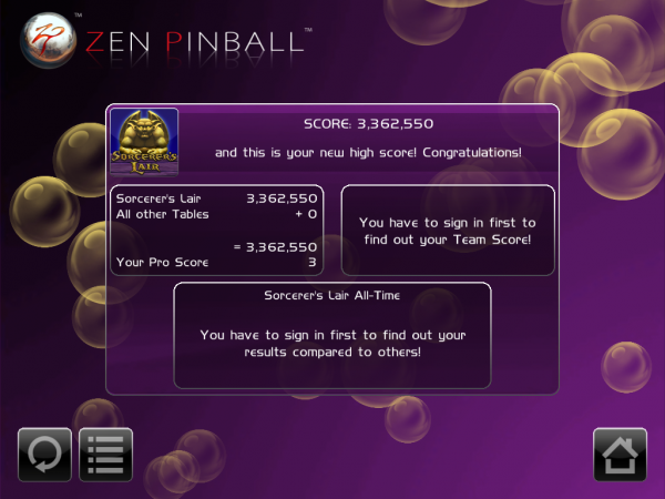 Конкурс «Планшетные бои». День первый: Zen Pinball-3