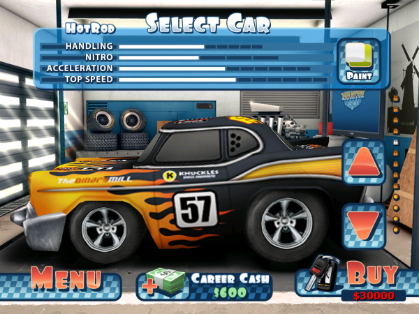 Игры для iPad: Mini Motor Racing HD -2