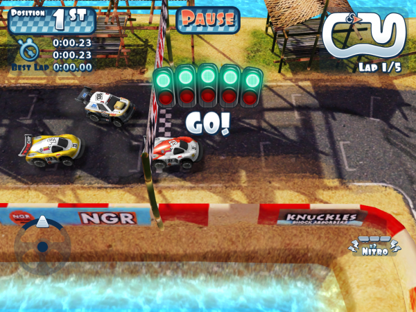 Игры для iPad: Mini Motor Racing HD -3