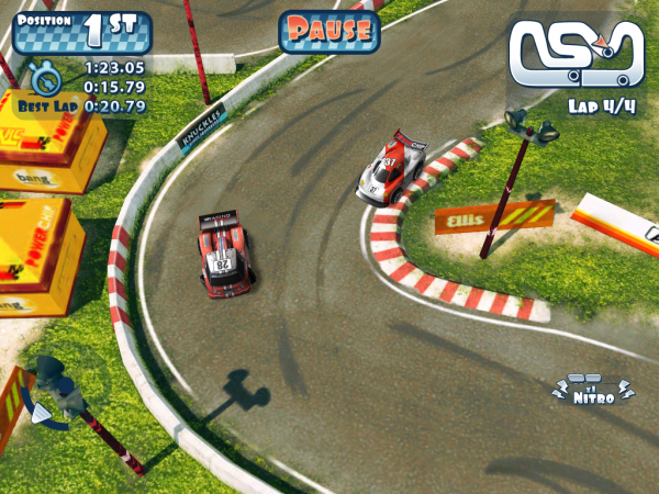 Игры для iPad: Mini Motor Racing HD -4