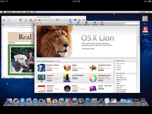 Parallels Desktop 7: совместимость с Mac OS X Lion и новые функции -3