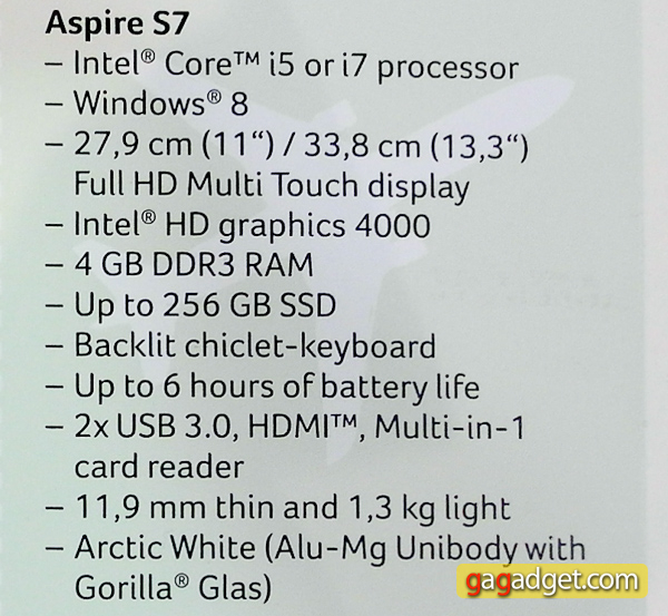 Acer на IFA 2012: металлические ультрабуки и планшеты с Windows 8 -3