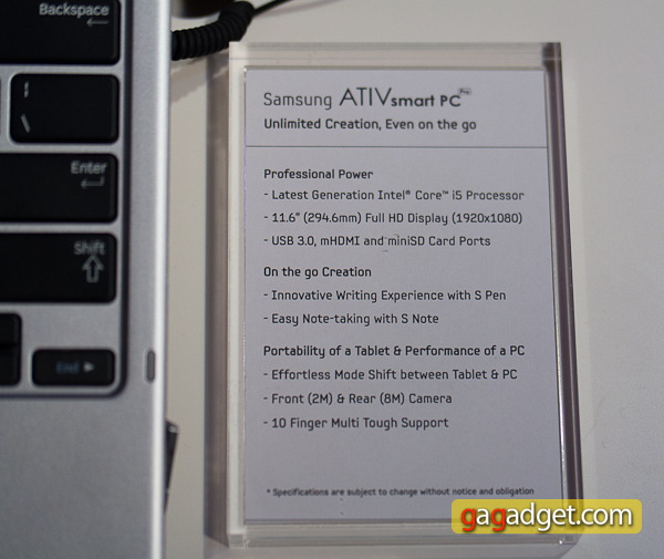 Планшеты Samsung ATIV Smart PC и ATIV Tab своими глазами -3