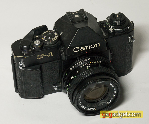 Обзор зеркального фотоаппарата Canon New F-1 