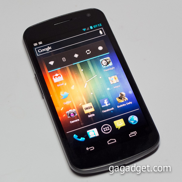 Микрообзор Android-смартфона Samsung Galaxy Nexus 