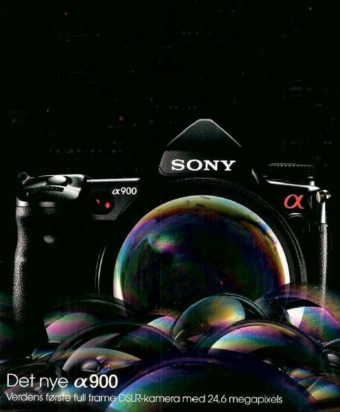 Спецификации полнокадровой зеркалки Sony Alpha DSLR-A900