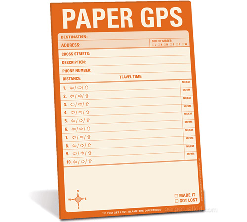 Paper GPS. Самый узкий и самый доступный во всем мире GPS-навигатор