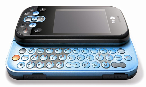 Молодежный телефон LG KS360 с выдвижной QWERTY-клавиатурой