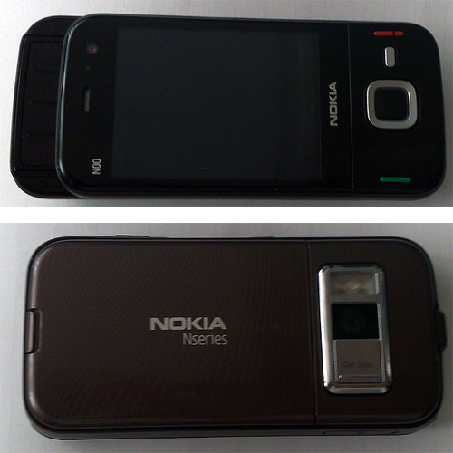 Очередные «шпионские» снимки и характеристики смартфона Nokia N85