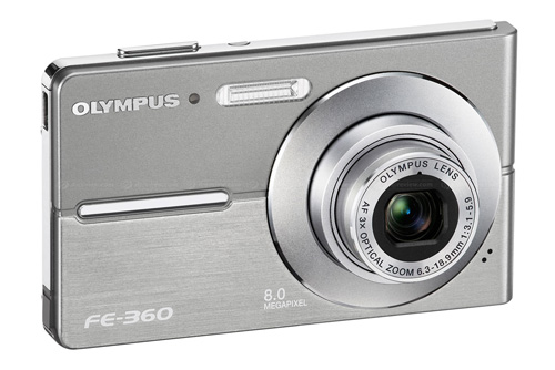 Olympus рекламирует камеры mju 1060, FE-360 и FE-370-2