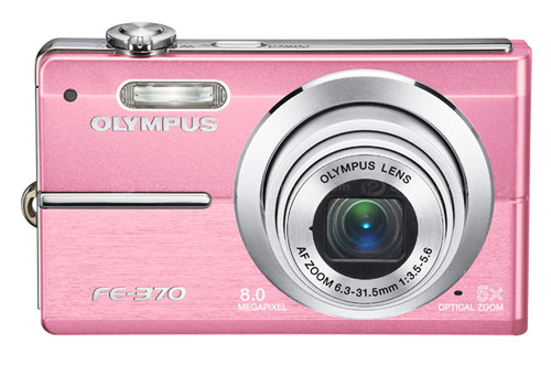 Olympus рекламирует камеры mju 1060, FE-360 и FE-370-3