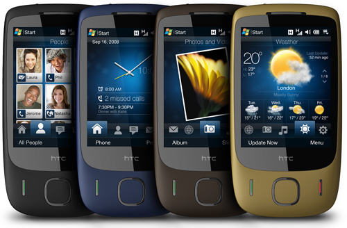 Viva 3G и HD! HTC продемонстрировала 3 свежие модификации серии Touch-3