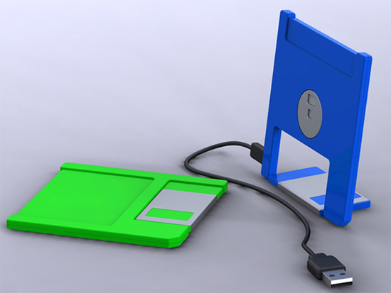 Возвращение дискеты – концепт USB-накопителя
