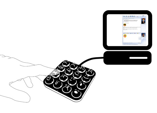 Байки без утайки — концепт клавиатуры Bajca для смайликов-2
