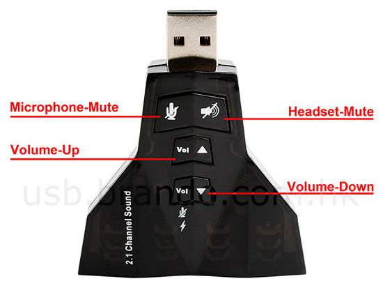 Универсальный USB-адаптер с поддержкой аудио 2.1