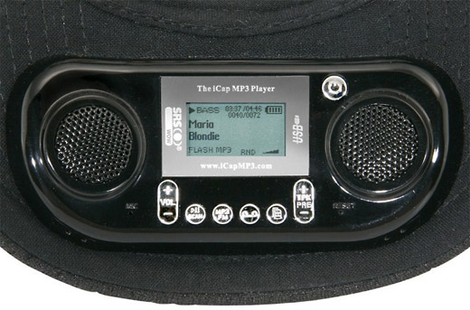 MP3-кепка: iCap — бейсболка со встроенным плеером-2