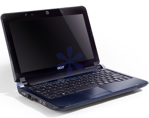 Привлекательные фото десятидюймового ноутбука Acer Aspire One-2