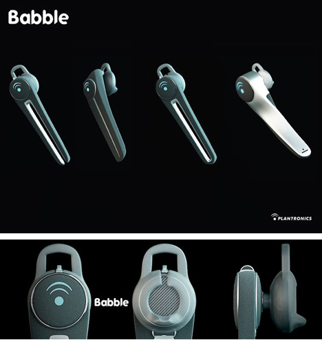 Babble: концепт Bluetooth-гарнитуры, ввинчивающейся в ухо