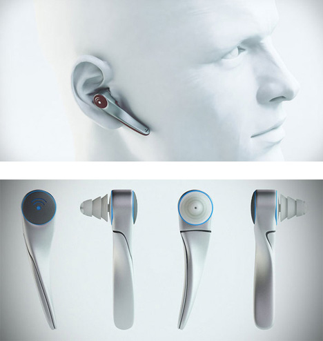 Babble: концепт Bluetooth-гарнитуры, ввинчивающейся в ухо-2