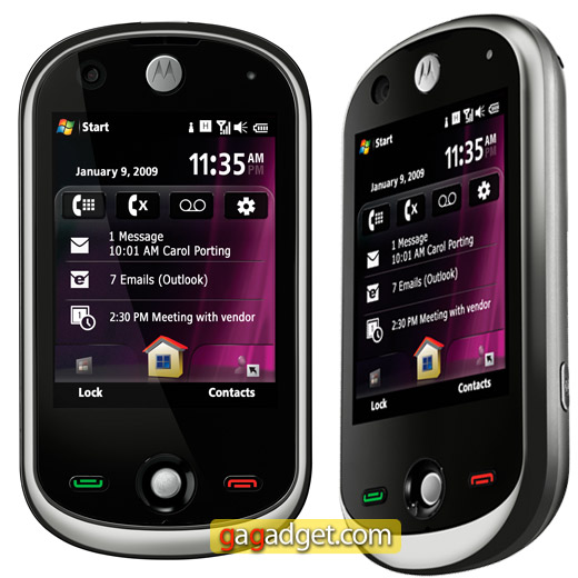 Симпатичный, но бесперспективный 3G-смартфон Motorola MOTOSURF A3100