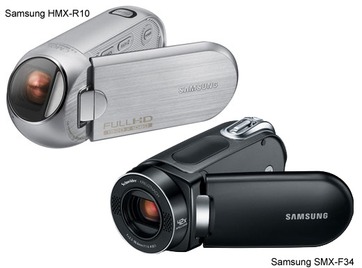 Samsung HMX-R10 и SMX-F34: фантастический дизайн и дружба с YouTube