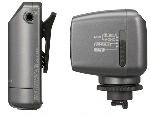 Беспроводный микрофон Сони ECM-HW2 и модуль Сони GPS-CS3Ка для видеокамер-2