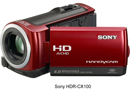 Сони HDR-CX100 и прочие камеры с флеш-памятью: серия 2009 года