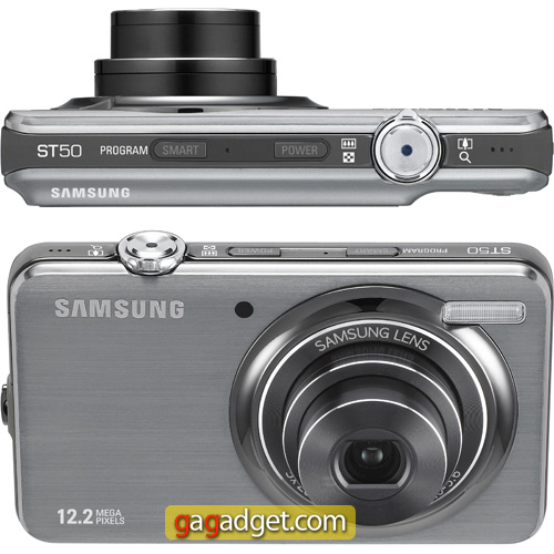 Симпатичная тонкая камера Samsung ST50 появится в продаже в апреле