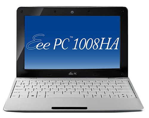 Asus Eee PC 1008HA: узкий и тяжелый 10-дюймовый ноутбук