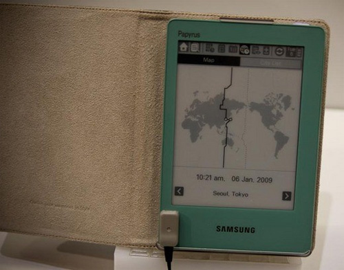 Samsung Papyrus: электронная книга формата А5 с сенсорным дисплеем