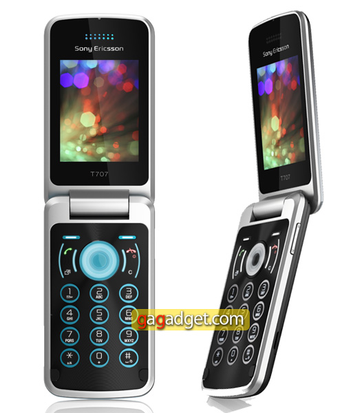 Гламурная раскладушка Sony Ericsson T707 с прочными дисплеями (видео)-3