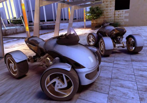Kawasaki Urban Quad: концепт гламурного квадроцикла