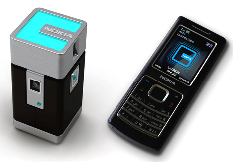 Нокия Pulse: концепт проектора для мобильного телефона