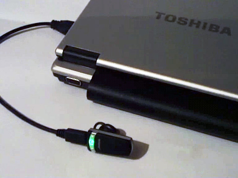 Работа функции Sleep and Charge в нетбуке Toshiba NB100 (видео)