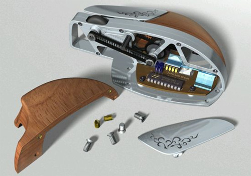 Mouser: концепт компьютерной мыши из дерева и металла-3