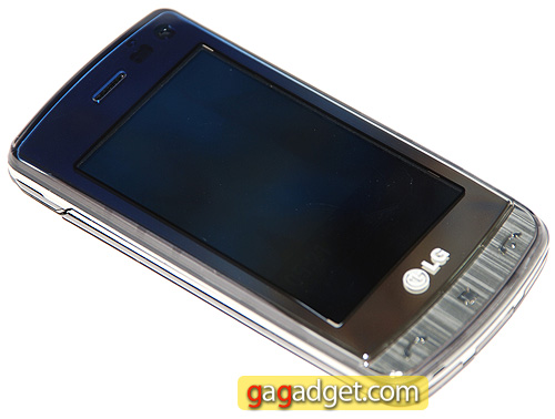 Прозрачный кристалл: видеообзор телефона LG GD900 Crystal-2