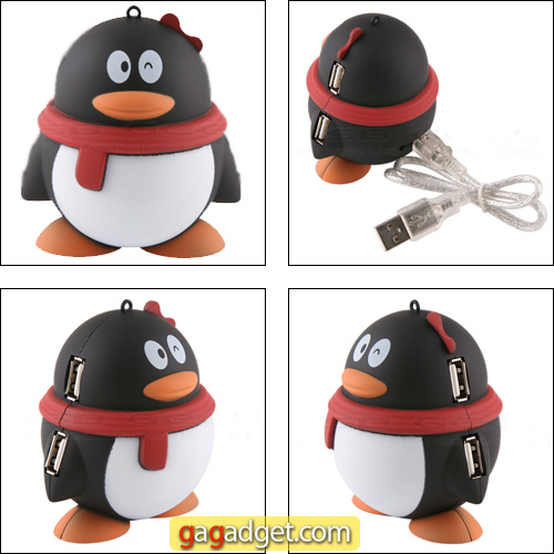 Усмехаемся и размахиваем: USB-хаб в качестве привлекательного пингвина