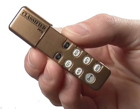 USB-флешка с пин-кодом и 256-битным шифрованием данных