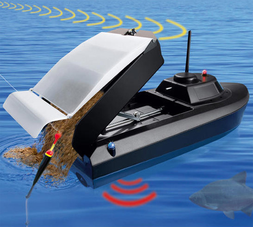 Радиоуправляемая лодка с эхолотом для рыбаков-3