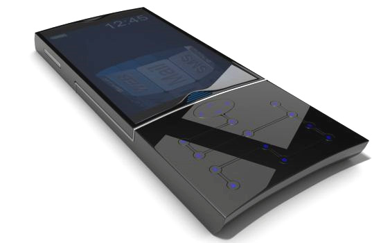 Ступенчатый слайдер: концепт мобильного телефона t02-2