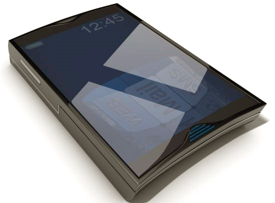 Ступенчатый слайдер: концепт мобильного телефона t02-3